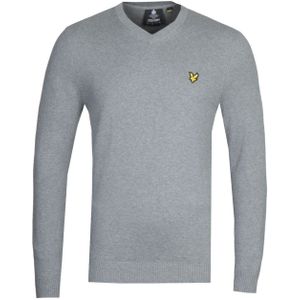 Lyle & Scott - Merinotrui - Grijs - V-hals