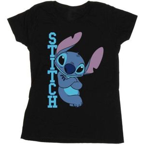Li-cense Disney dames lilo en stitch posing katoenen t-shirt