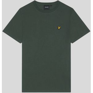 Lyle & Scott effen T-shirt - diepgroen