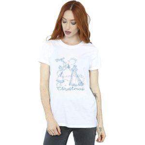 Li-cense Disney dames frozen magic kerst katoenen vriendje t-shirt
