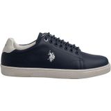 U.s. Polo Assn. - Sneakers - Blauw - Leer
