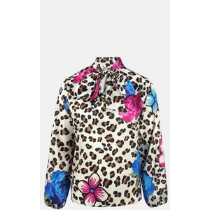 Mucho Gusto - Blouse Innsbruck - Luipaard Bloemenprint