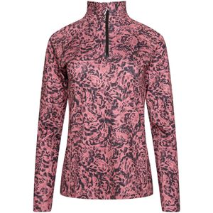 Dare2b Dames divulge animal print half zip base layer top