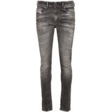Diesel - Sleenker Stone Washed - Denimjeans - Zwart - Skinny Pasvorm