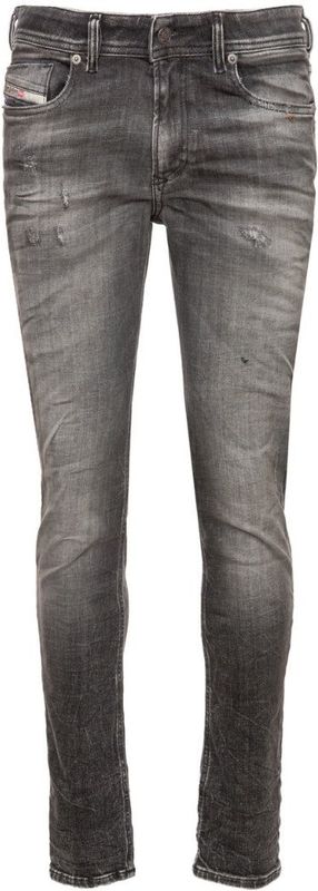 Diesel - Sleenker Stone Washed - Denimjeans - Zwart - Skinny Pasvorm