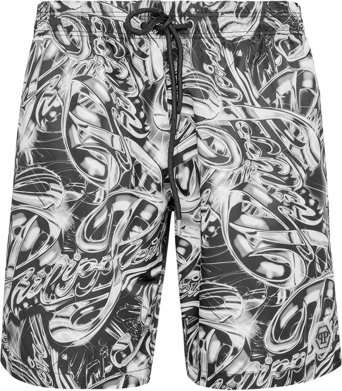 Boxershorts - Zwemshort met Logo - Allover Monogramprint