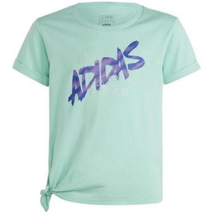 Adidas - Knotted Dance T-shirt - Kinderen - 100% Katoen - Korte Mouwen