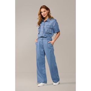 Lina - Blouse - Denim Blauw