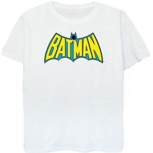 Batman Heren retro logo katoenen t-shirt