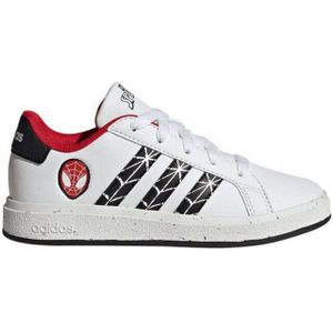 Adidas - Grand Court - Synthetisch Leren Trainers - Kinderen - Spider-Man