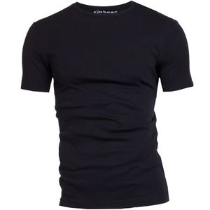 Garage Basis t-shirt ronde hals semi bodyfit zwart