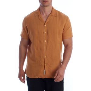 Heren Korte Mouwen Linnen Shirt HS24MCA14