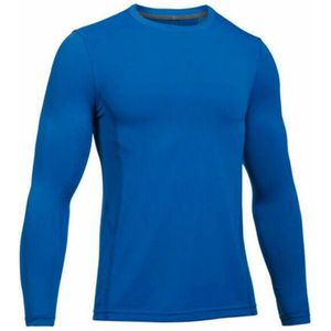 Under Armour - Long Sleeve Crew Neck - Heren Sport Baselayer - Blauw