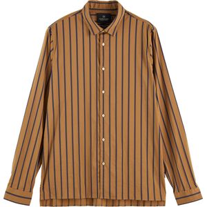 Scotch & Soda Regular fit satin striped shirt combo a