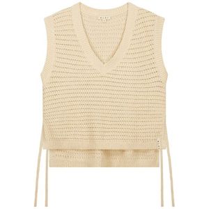 Olaf Hussein Open knit vest spencers w200702