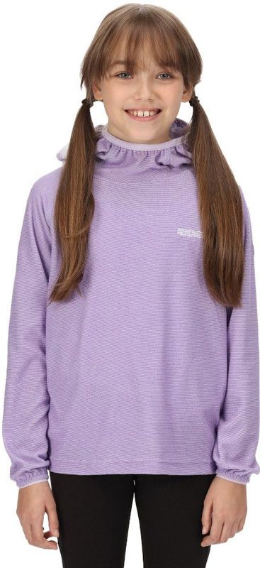 Regatta Loco Hoody Unisex Sweater, licht amethist/wit, 3 Jaar