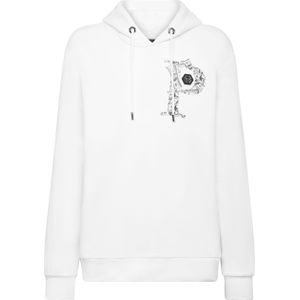 Philipp Plein - Hoodie Sweatshirt Money - Wit - Katoen