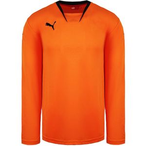 Puma - V-Kon - Lange Mouw - Oranje - Heren Voetbalshirt