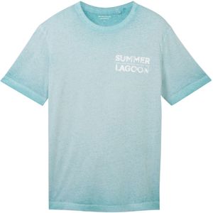Tom Tailor - T-shirt - Tie-dye - Heren - Korte Mouwen