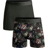 Muchachomalo Jongens 2-pack boxershorts print/effen