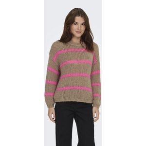 Only - Onlalyssa Life - Trui - Cocoa Cremel - Dames