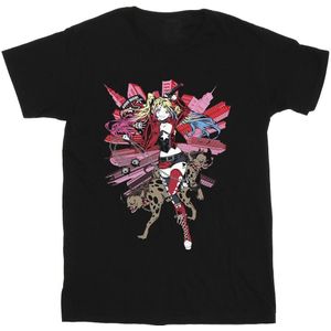 Li-cense Dc comics heren harley quinn hyenas t-shirt