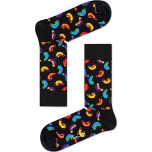 Happy Socks - Hot Dog Junkfood - Zwart Multi - Unisex - Maat 36-40