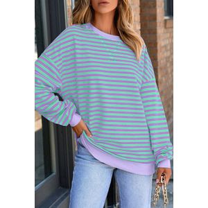 Gestreepte Lange Mouwen Sweater