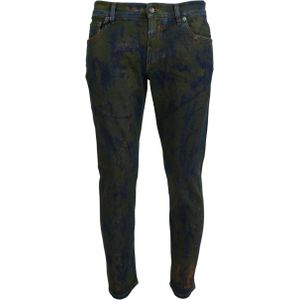 Dolce & Gabbana, Heren, Jeans, Groen, Maat: XS Katoen,