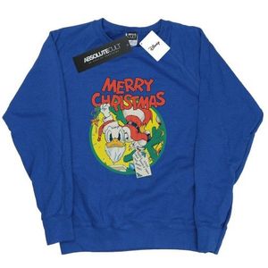 Li-cense Disney dames donald duck vrolijk kerstmis sweatshirt