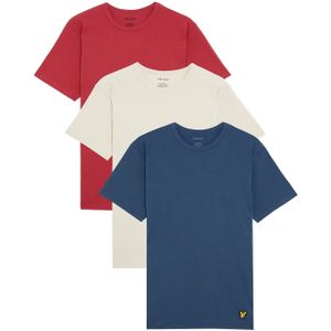 Lyle & Scott - T-shirts - Korte Mouwen - 3 Pack - Diverse Kleuren