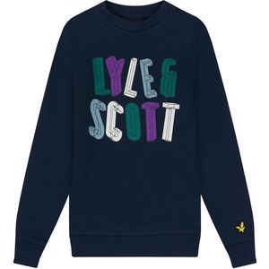 Lyle & Scott - Polygon - Sweatshirt - Marineblauw