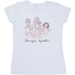 Li-cense Disney dames prinsessen samen sterker katoenen t-shirt