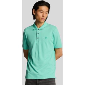 Lyle & Scott - Superfine Katoenen Poloshirt - Diep Aqua