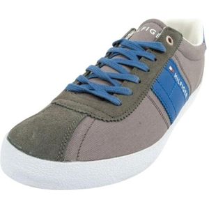 Tommy Hilfiger Leren schoen met contrast voor heren