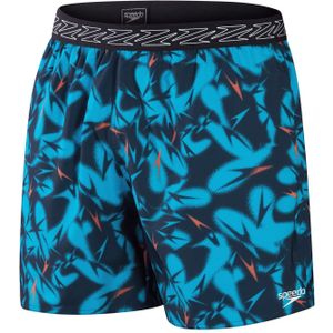 Speedo - Hyperboom - Zwemshort - Blauw Oranje - 16 inch