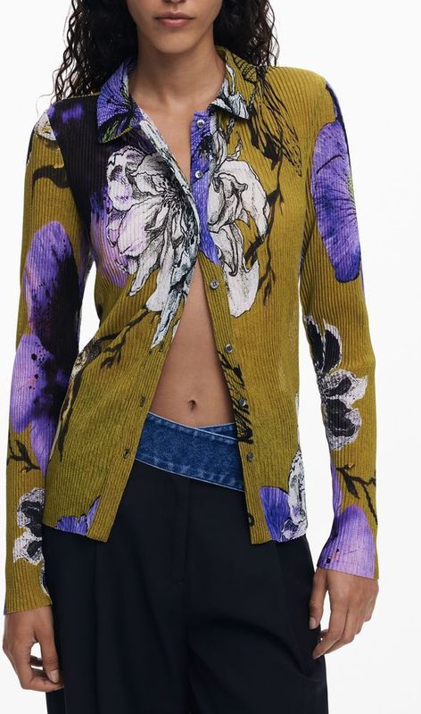 Bloemmotief Cardigan