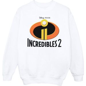 Li-cense Disney heren incredibles 2 emblem logo sweatshirt