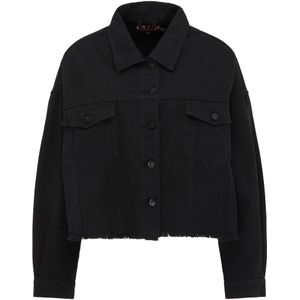 Mymo - Denim Jas - Zwart - Dames
