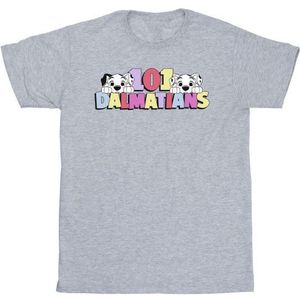 Li-cense Disney heren 101 dalmatiërs multi kleuren t-shirt