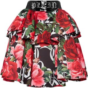 Philipp Plein - Blossom Skirt - Veelkleurig - Plooirok