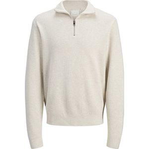 Jack & Jones - Jprblamilano Stitch Knit - Trui - Cloud Dancer/Melange