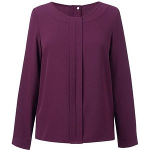 Brook Taverner Dames roma blouse met lange mouwen