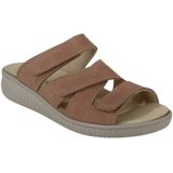Ti Comos - 2710001-312 - Slippers - Bruin - Nubuck - Leer - Rubber