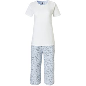 By Louise Dames capri korte pyjama set / blauw