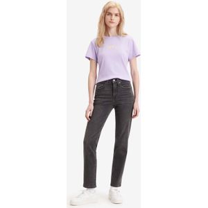 Levi's - 724 High Rise Straight Out Of Mind - Jeans - Zwart