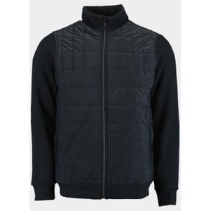 Innocente Vest met gevoerd voorpand inct 2051/navy