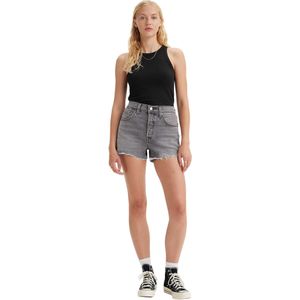 Levi's 501 original high-rise jean shorts hit the r. grey