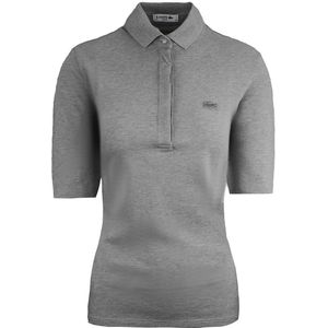 Lacoste - Slim Fit - Poloshirt - Grijs - Dames