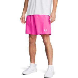 Under Armour - Woven Halfback Emboss - Herenshort - Roze
